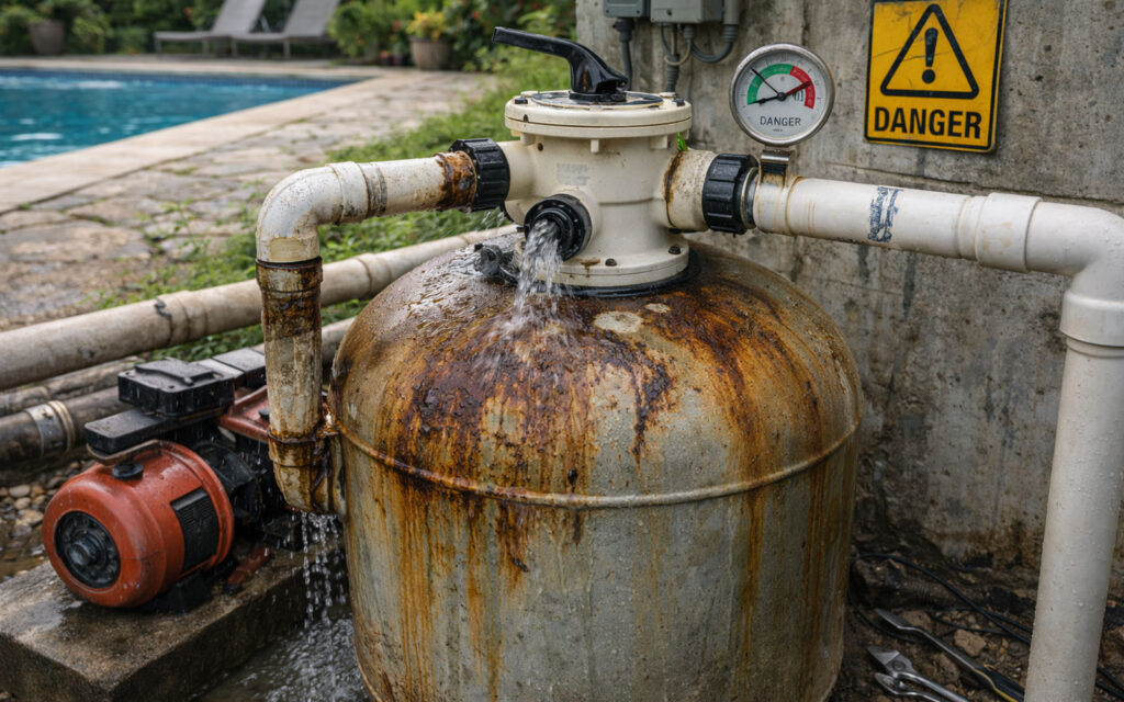 نشانههای واضح افت کارایی فیلتر شنی