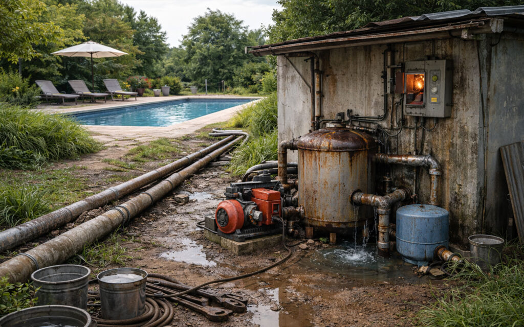 جایگاه موتورخانه استخر: چرا انتخاب مکان اشتباه هزینهساز میشود؟